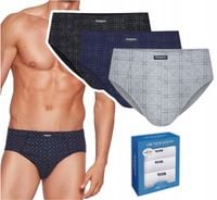 3x slipy MAJTKI męskie 100% bawełna HENDERSON CLASSIC RÓŻNE WZORY - XL