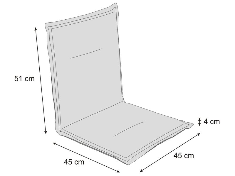 Poduszka MIAMI DWUSTRONNA na krzesło ogrodowe, plażowe, fotel 96x45x4 zdjęcie 11