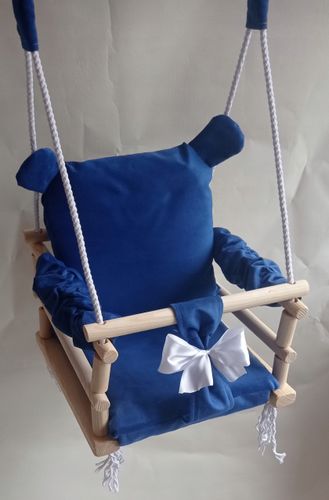 Huśtawka 3w1 dzieci NIEBIESKI ogród prezent pokój na Arena.pl