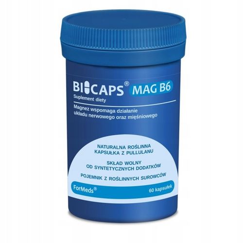 Bicaps MAG B6 60 cytrynian magnezu FORMEDS na Arena.pl