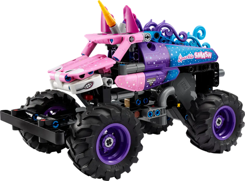 42220 - lego technic - monster jam™ sparkle smash™ z napędem typu pull-back na Arena.pl