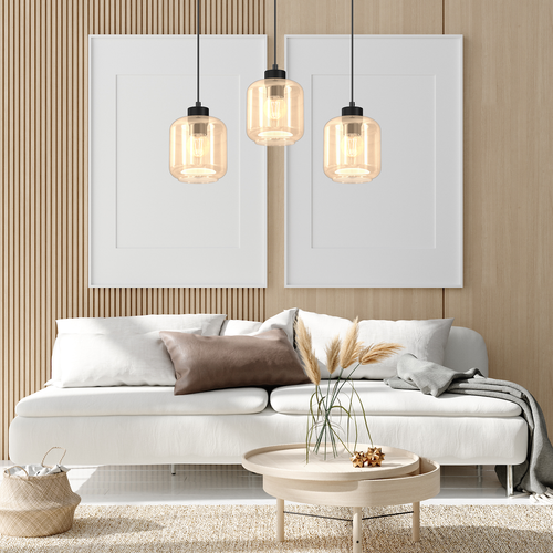 Lampa wisząca SOMBRA AMBER 3xE27 na Arena.pl