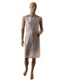 Fartuch foliowany jednorazowy biały 100 sztuk