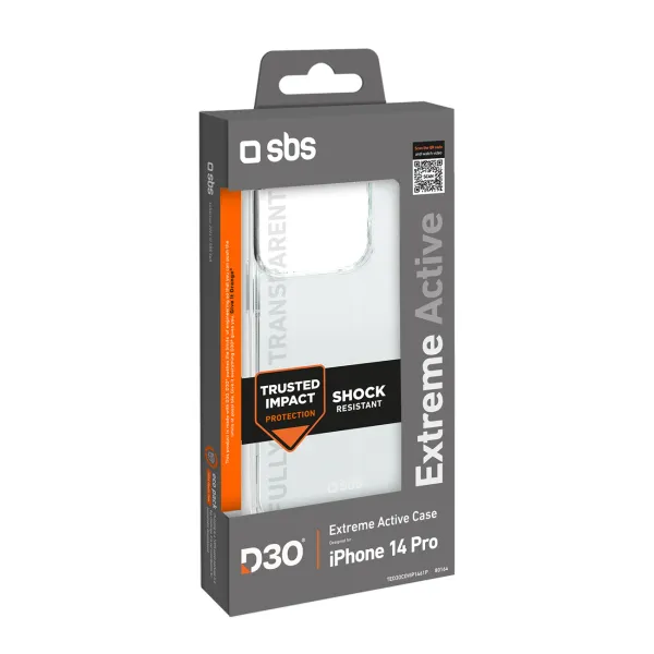 etui sbs d3o do iphone 14 pro - przezroczyste zdjęcie 4