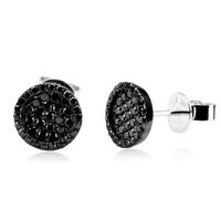 exclusive | kolczyki z czarnymi diamentami