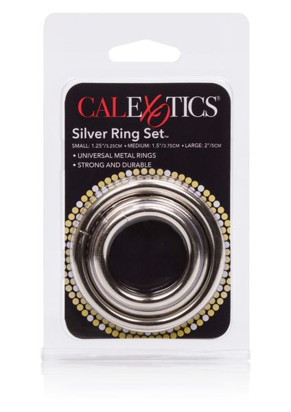 Silver Ring - 3 Piece Set Silver zdjęcie 2