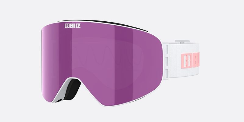 Gogle Bliz Flow Matt White Frame 0ZG8004 zdjęcie 3