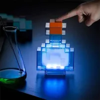 Lampka nocna LED Butelka Mikstury USB-C Minecraft