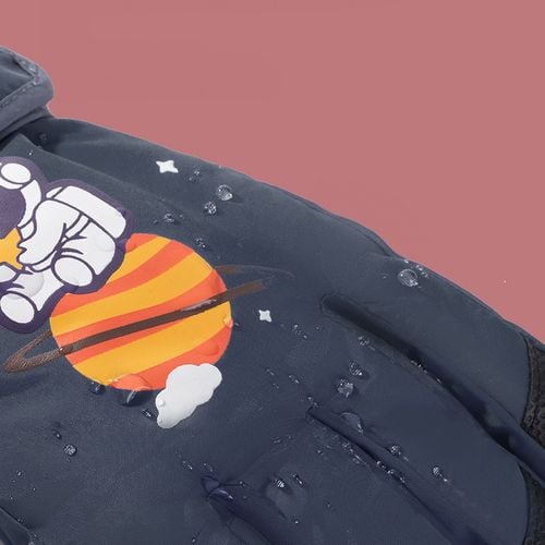 Rękawice Ciepłe Narciarskie Dla Dzieci Grube Zimowe Rękawiczki Kosmos na Arena.pl