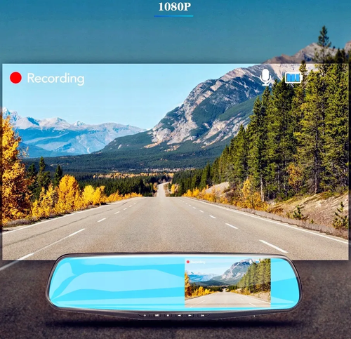 WIDEOREJESTRATOR SAMOCHODOWY W LUSTERKU WSTECZNYM na Arena.pl