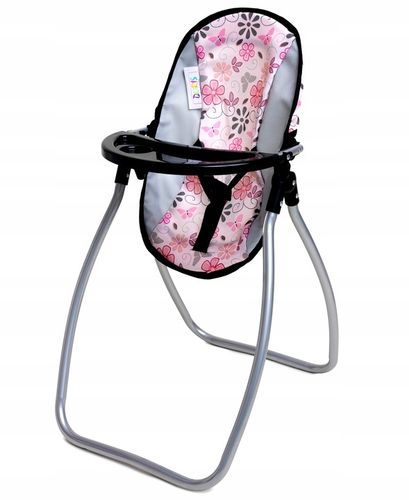 ZESTAW dla lalek ŁÓŻECZKO + KRZESEŁKO DO KARMIENIA + HUŚTAWKA dla lalki na Arena.pl