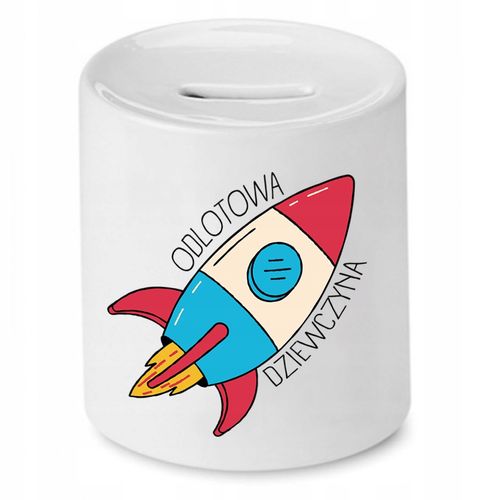 Skarbonka Dla Dziewczyny Odlotowa Dziewczyna Z Nadrukiem Ze Zdjęciem na Arena.pl