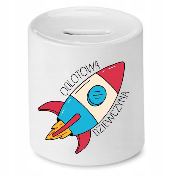 Skarbonka Dla Dziewczyny Odlotowa Dziewczyna Z Nadrukiem Ze Zdjęciem zdjęcie 1