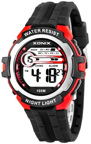 Xonix Sportowy zegarek elektroniczny, model męski, wielofunkcyjny, timer, alarm, podświetlenie, WR 100M na Arena.pl