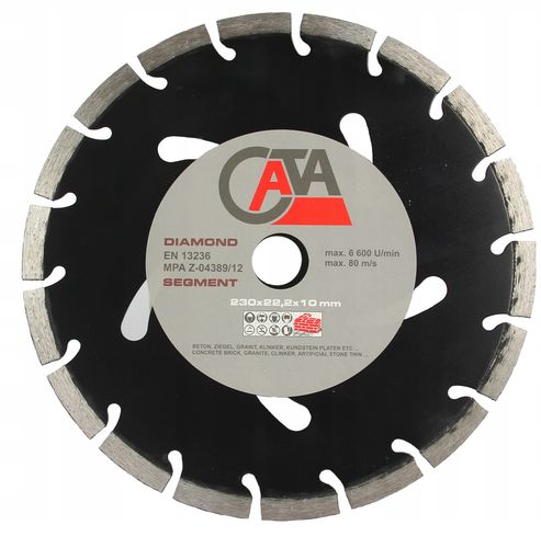 tarcza diamentowa 230x22,2x10mm cata na Arena.pl
