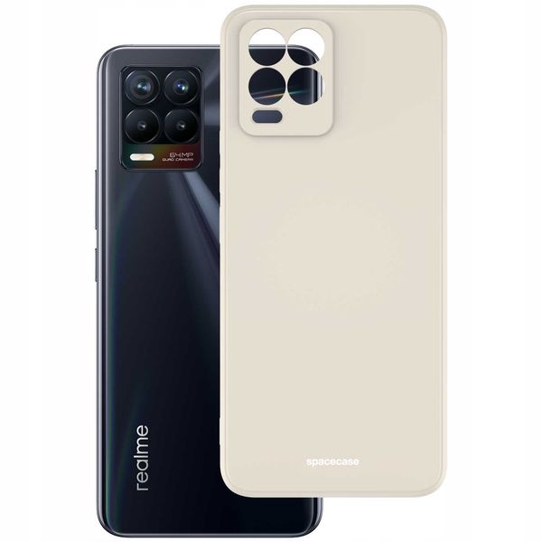 Spacecase Silicone Case Realme 8/8 Pro Bone zdjęcie 2