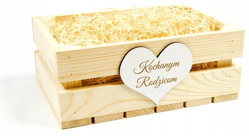 PODZIĘKOWANIE DLA RODZICÓW SKRZYNKA ŚLUB SERCE W1 na Arena.pl