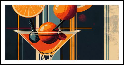 Plakat 91,3x44,5cm Koktajl w Stylu na Arena.pl