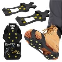 NAKŁADKI ANTYPOŚLIZGOWE NA BUTY Z KOLCAMI GUMOWE MIKRO RACZKI r. 41-44