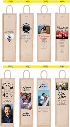 nadruk uv SKRZYNKA NA WINO prezent na 18-tke osiemnastkę na Arena.pl