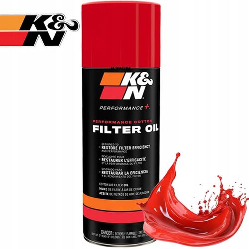 K&N OLEJEK DO NASĄCZANIA SPORTOWYCH FILTRÓW POWIETRZA RED SPRAY CZERWONY na Arena.pl