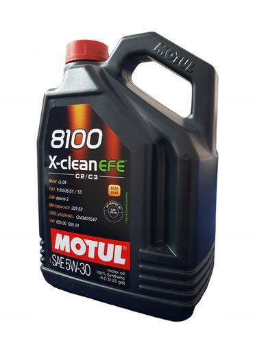 Olej silnikowy Motul 8100 X-Clean EFE 5W-30 5 l API SN+zawieszka na Arena.pl