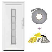 Drzwi Frontowe Biały PVC