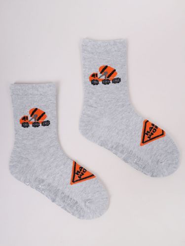 Skarpety chłopięce dziecięce z silikonowym ABS pojazdy 3PAK 20-22 YOCLUB na Arena.pl