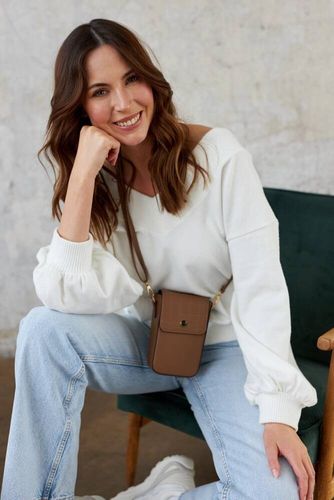 mini torebka-portfel ze skóry ekologicznej - peterson na Arena.pl