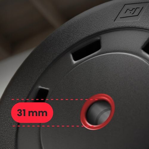 Zestaw obciążeń bitumicznych 40kg do hantli sztang gryfu ścięte 4x10kg na Arena.pl