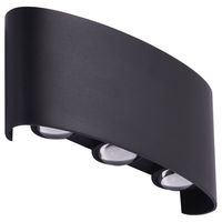 Lampa elewacyjna balkonowa Ginna LED 6W 3000K IP54 czarna