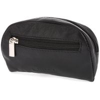 etui na klucze bellugio ze skóry naturalnej - czarne