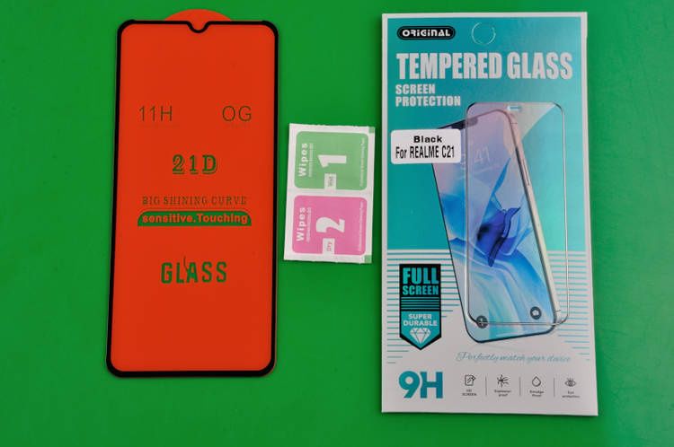 Szkło Hartowane 21D do Realme C21 zdjęcie 3