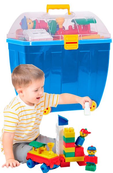 Hemar duży kuferek z klockami K3, zdjęcie 1