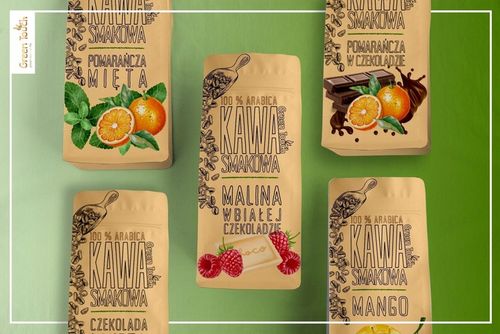 KAWA MIELONA smakowa KARMELOWA karmel toffi deserowa 250 g Green Touch na Arena.pl