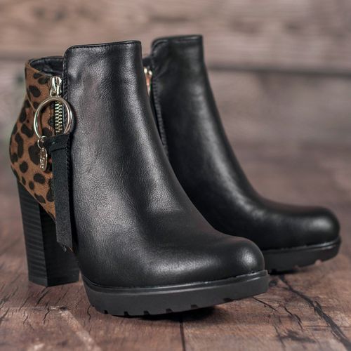 Botki Damskie Leopard Print r.38 na Arena.pl