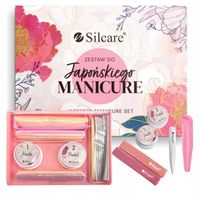 Kompletny Zestaw do Manicure Japońskiego Silcare Regeneracja Paznokci