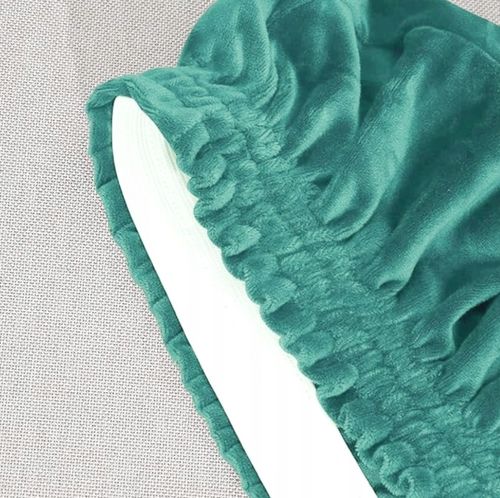 POKROWIEC NA PODNÓŻEK PUF WELUR JASNY TURKUSOWY na Arena.pl