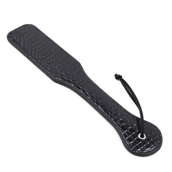 Pejcz-Paletta Crocodile Spank Paddle Black zdjęcie 2