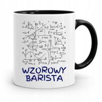 Dla Baristy Baristki Kawiarki Kubek Czarny Prezent Z Nadrukiem Ze Zdjęciem