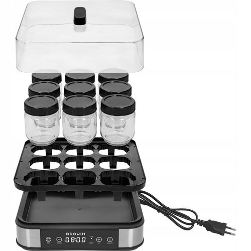 JOGURTOWNICA Z TERMOSTATEM 9 SŁOIKÓW BROWIN 1,7l 801018 na Arena.pl