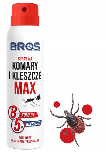 bros - spray na komary i kleszcze max 90ml - 1 szt. na Arena.pl