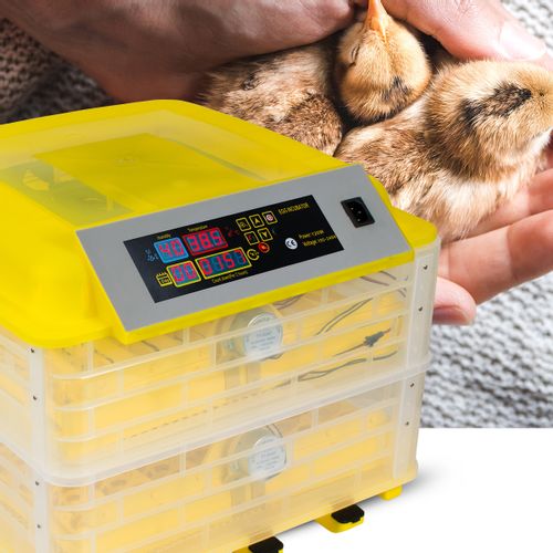 DUŻY INKUBATOR AUTOMATYCZNY 112 JAJ WYLĘGARKA 120W na Arena.pl