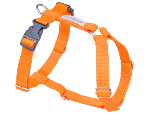 AMIPLAY Guard SAMBA Szelki regulowane dla psa pomarańczowe M na Arena.pl