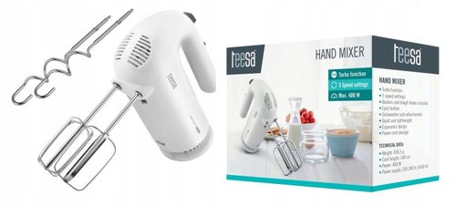 Mikser Ręczny Turbo 400W 5 Prędkości Tsa3536 na Arena.pl