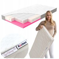 Materac 120x60 Piankowy HR50 do Łóżeczka 4w1 FIZJOMOMMY Wentylowany H2/H3