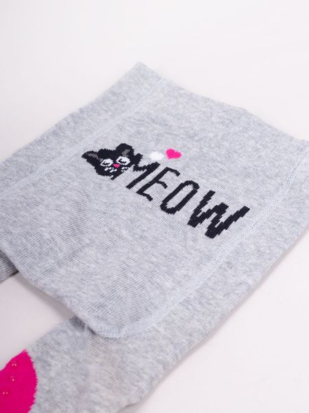 Rajstopy dziewczęce do raczkowania ABS kot i panda 2PAK 86-92 YOCLUB zdjęcie 7