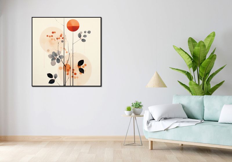 Plakat 100x100cm Jesienna Melodia zdjęcie 4