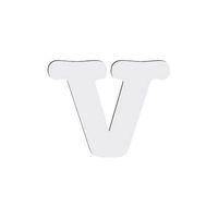 Litera dekoracyjna z MDF-u do sublimacji 10 cm V