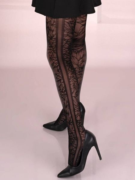 Seksowne Kwieciste Rajstopy - Messirec LivCo Corsetti Fashion L zdjęcie 6
